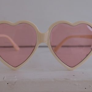 Cute heart shaped sunglasses